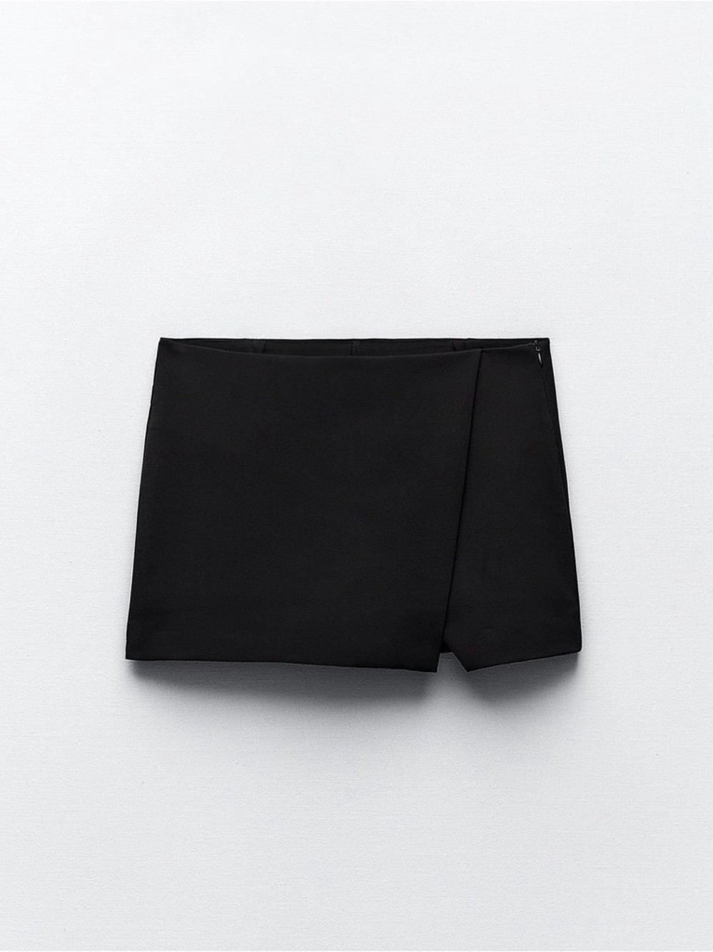 zara black mini skirt